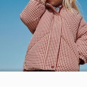 Red and White Checkered Jacket